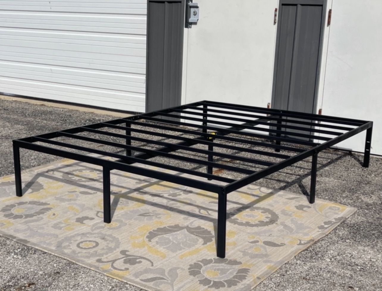 New FULL Size 18”h Platform Bed Frame 