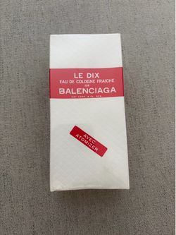 Vintage UNOPENED 1960s LE DIX Eau de Cologne Fraiche De BALENCIAGA