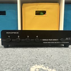 Monoprice Speakers Switcher