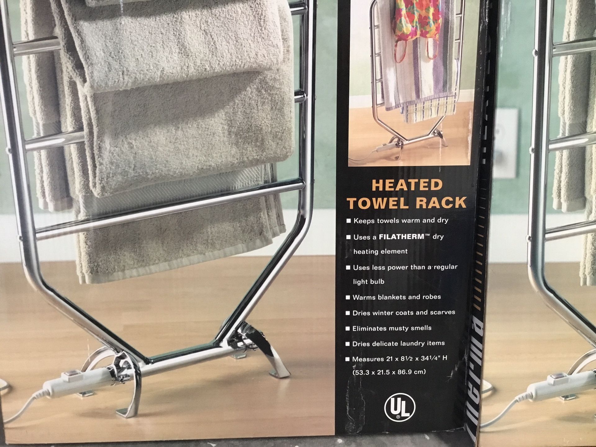 Bathroom Heated Towel Racks - Two. $35 Each or 2 for $50