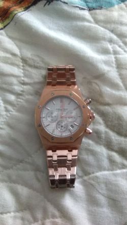 Gold plated AP watch