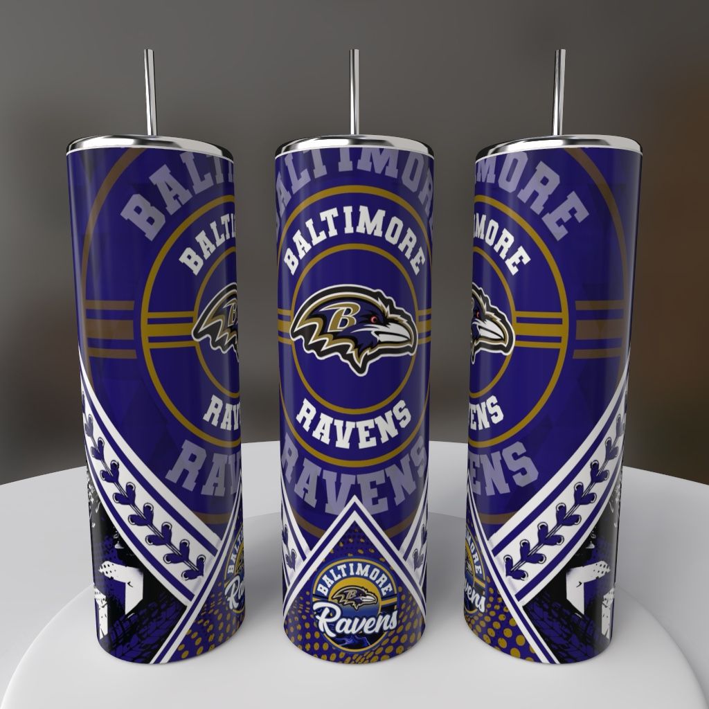 Baltimore Ravens Football Tumbler
