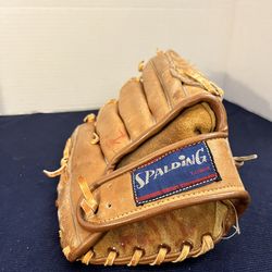 Vintage 1960 Spaulding Left Handed Glove Size 10.5-11 All Leather