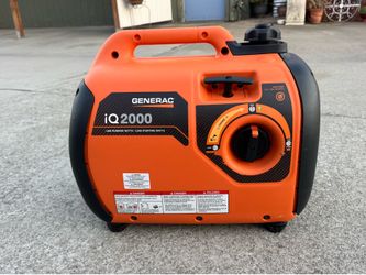 Generac iQ2000 Super Quiet 1600 Running Watts/2000 Starting Watts Gas Powered Generator
