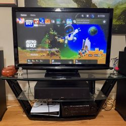 50" Plasma TV (Panasonic) + TV Stand