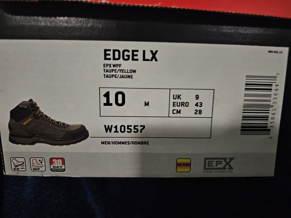 Wolverine Edge Work Boots 
