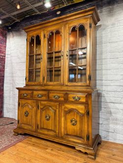 FREE DELIVERY - Solid Wood China Cabinet