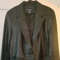 Pre owned Denim& Co leather jacket (L)