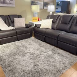 Reclining Sofa & loveseat (Modern  Home Furniture) 