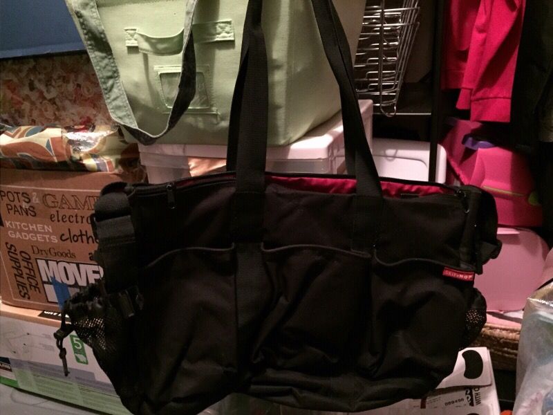 Skip hop double size diaper bag