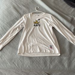 Bape White Long Sleeve