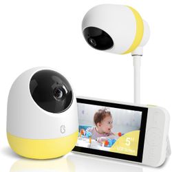 Brand New Monitor with Camera and Audio,2K UHD Resolution,6000mAh Battery