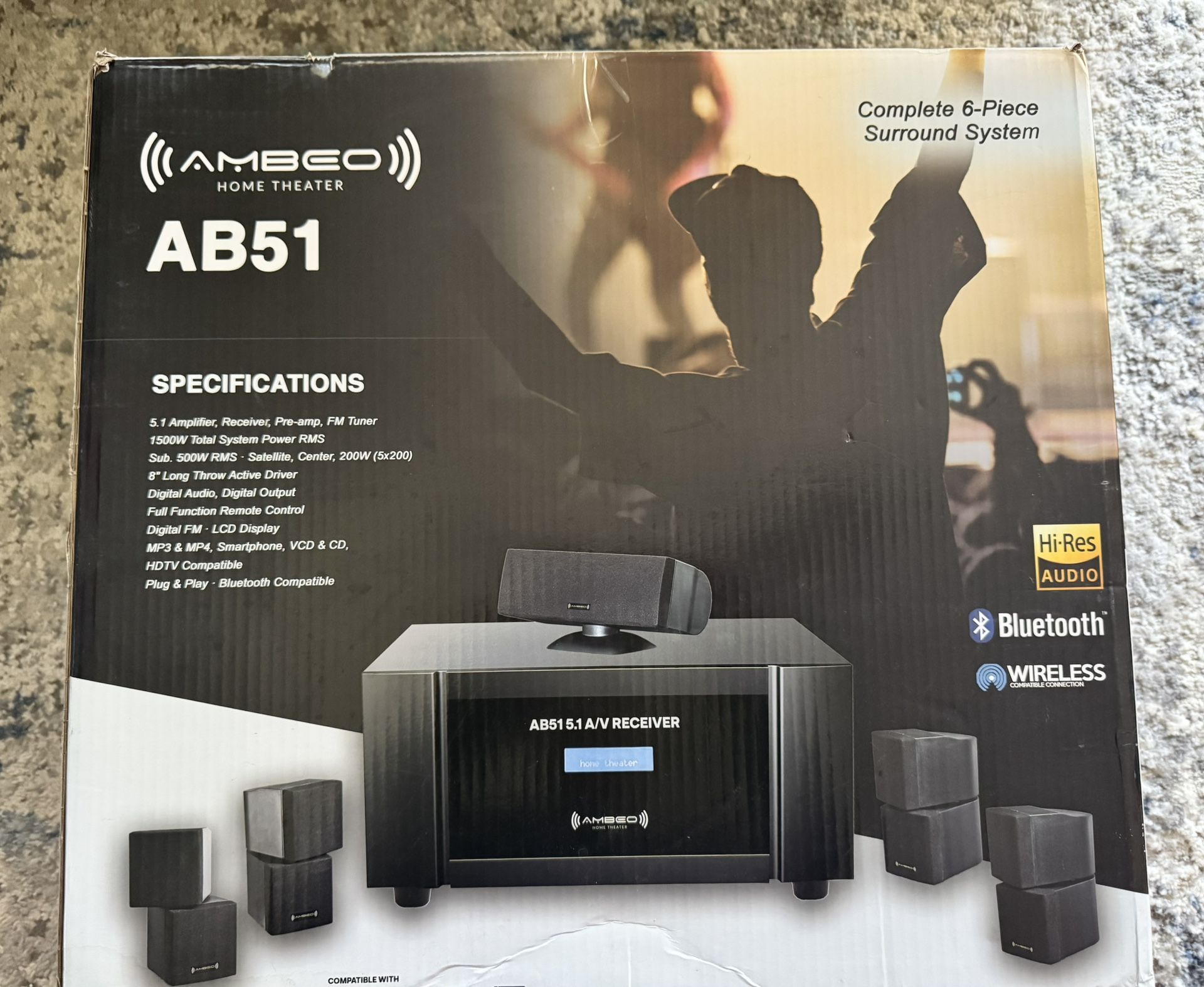 AMBEO AB51 Home Theater Surround Speaker  System 