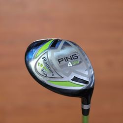 Ping Rapture V2 4 Wood 17.5° w Premium Graphite Design Tour AD TFC 550F Stiff Shaft 40"