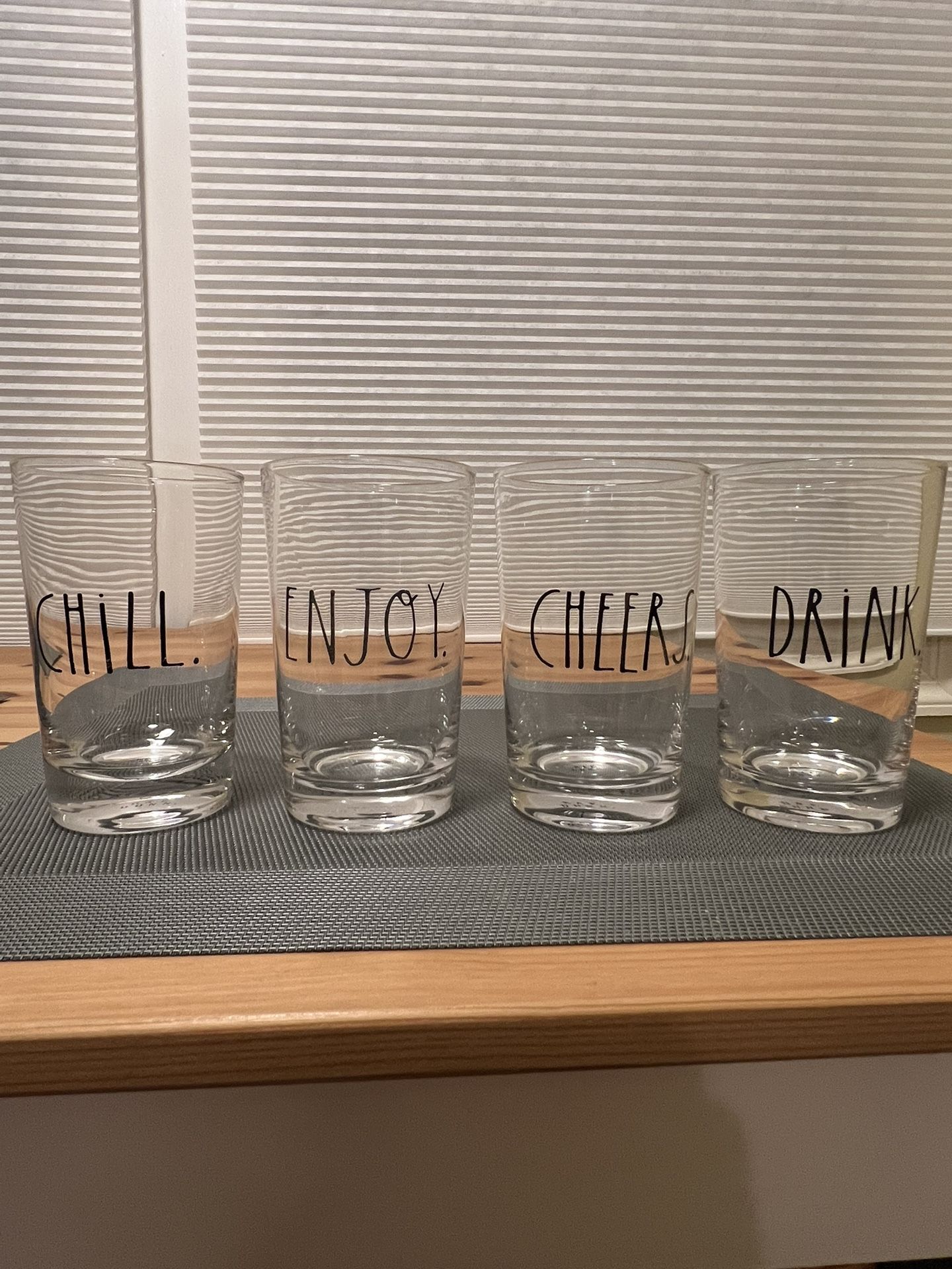 Set Of Four (4) Pint Glasses