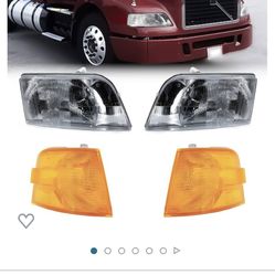 Headlights & Turn Signal Vnl Volvo(bulbs Not Included)