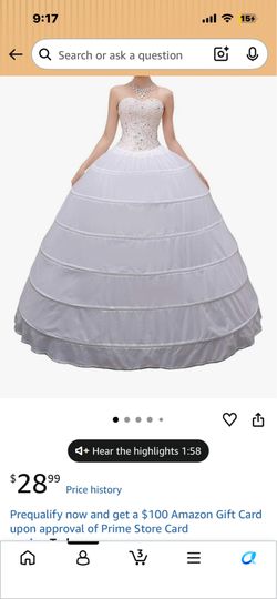crinoline / petticoat for quince dress