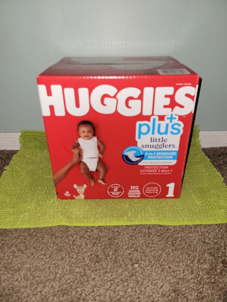 Huggies Little Snugglers 2in1 Skin Protection 192 Diapers #1