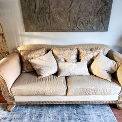 Beigh Sofa And Loveseat