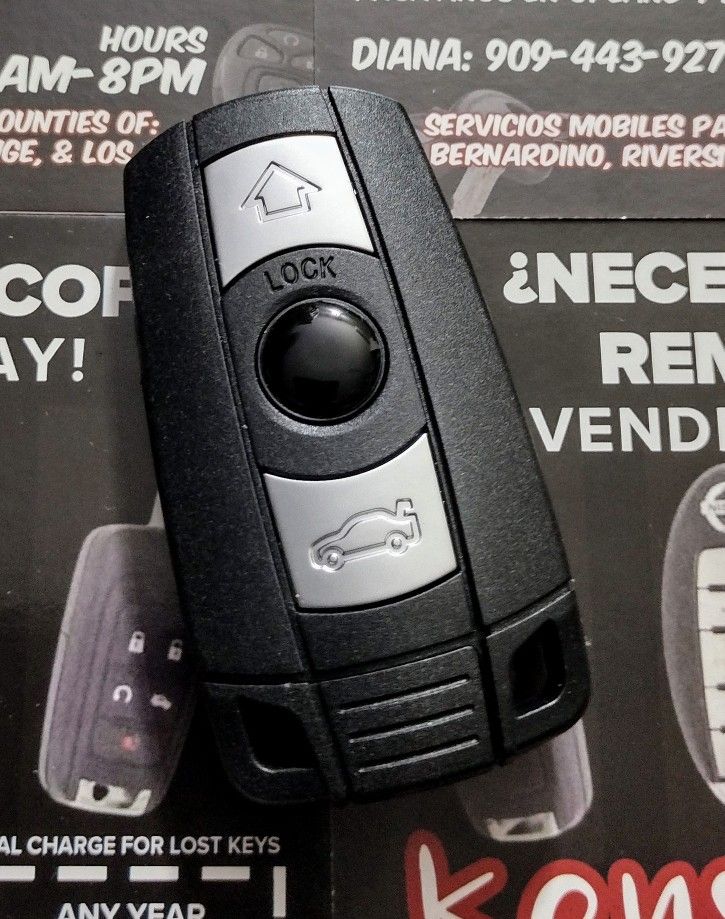 $120 in Upland/Ontario Today | 2005-16 CAS3 BMW Insert & Push Start Smart Remote Key Copy (M3, M5, M6, X1, X5, X6, Z4, 3 Series, 5 Series, 6 Series)