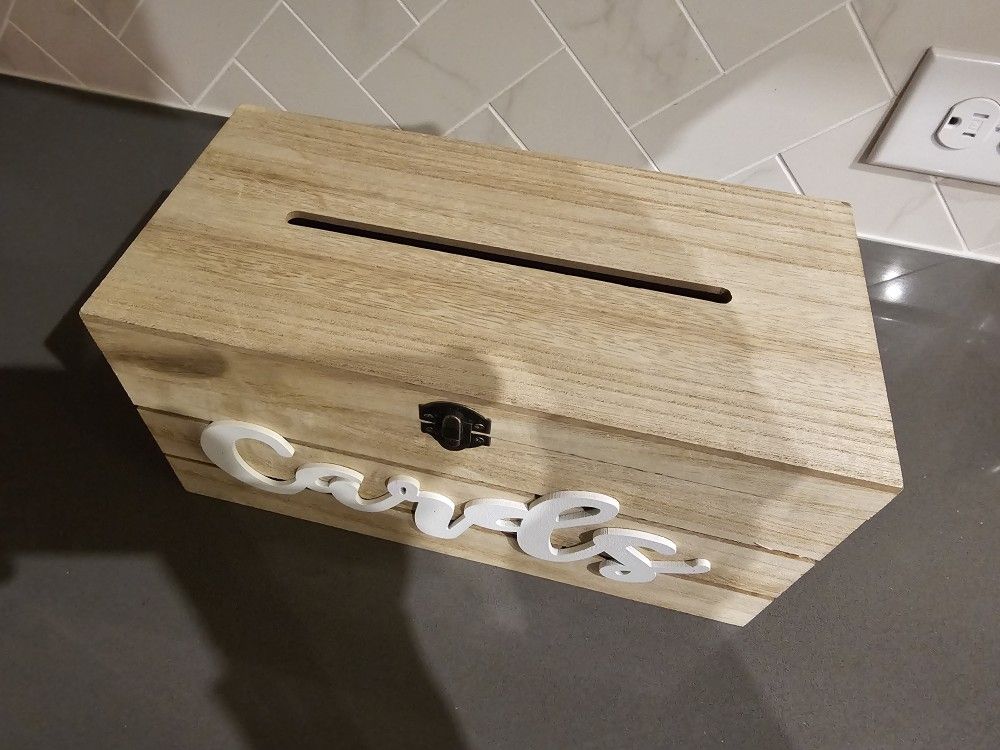 Wedding Card Box W 4 Fan Party Favors, 12w X 6h X 6d