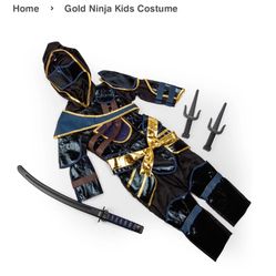 Ninja Costume Size 3/4