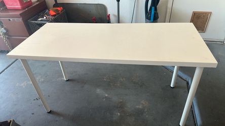 White ikea table