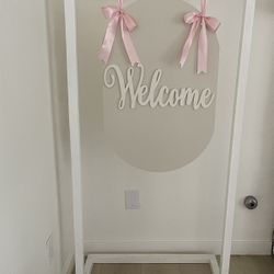 Wedding quinceanera party decoration  welcome sign $140 obo