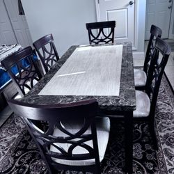 Dining Table With 6 Chairs