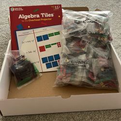 Learning Resources – Algebra Tiles. Class Set.