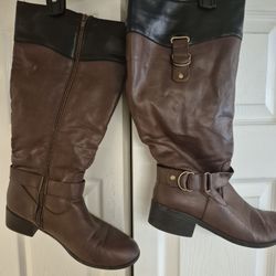 Womans Fall Boots - Size 10 -Wide Leg