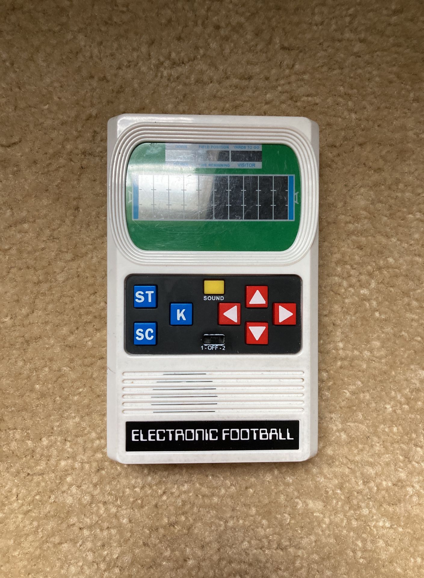 Vintage Electronic Football Game, Good Condition 