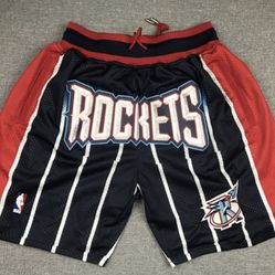 Rockets Just Don Shorts Size Medium-XL