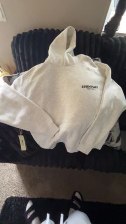 Light oat essentials hoodie