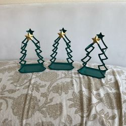 Christmas Metal Candle Holder Tree or Decor  Each $7