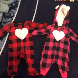 Valentine Day Onesie. Newborn $2 Each