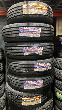 Lt 245/75r16 American Roadstar Set of 4 New tires includes installation and balance