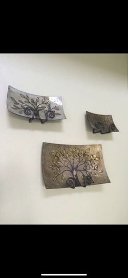 Decorative Glass Wall Plates
