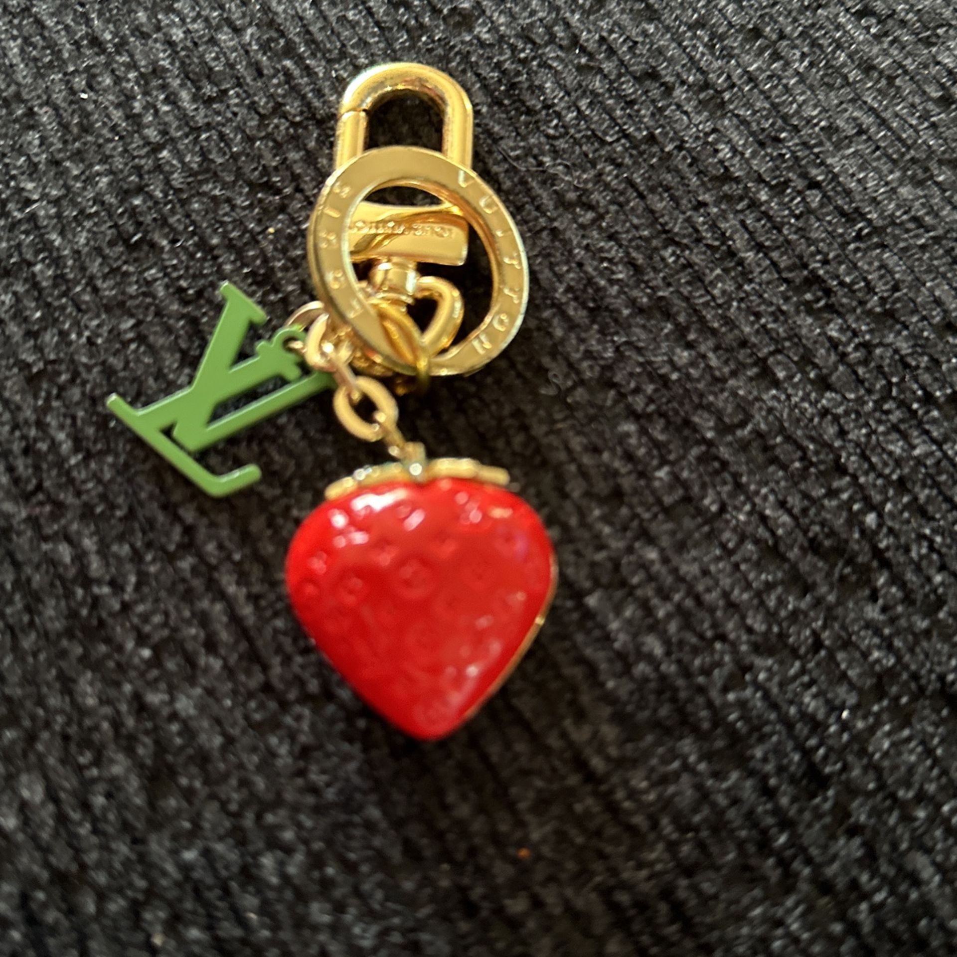 Louis Vuitton Strawberry Keychain