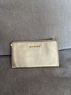 Gold Michael Kors Clutch