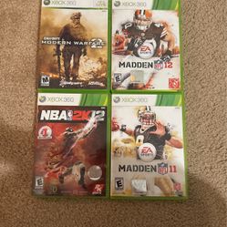 Old Sports And Call Of Duty Xbox 360 Games 