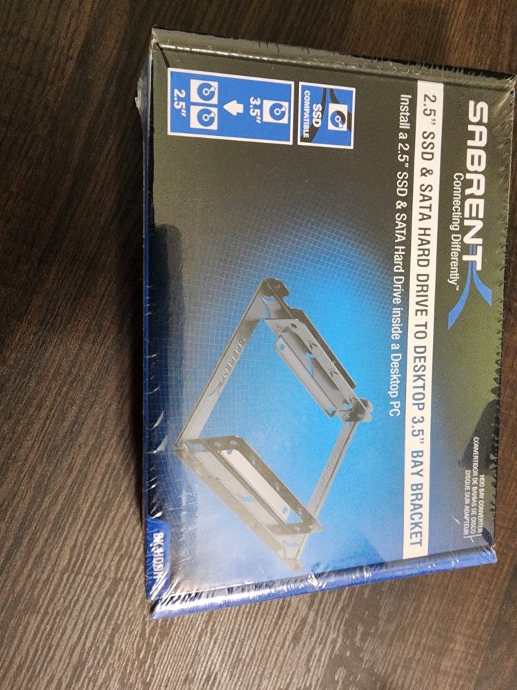 Sabrent 2.5 - 3.5 Inch Internal Hard Disk Drive Mounting Bracket BK-HDDH U632