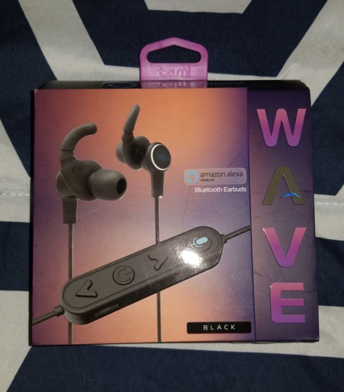 Amazon Wave Bluetooth Earbuds (Black) - New & Sealed!