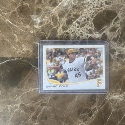 2013 Topps Update Gerrit Cole Rookie Card Baseball 