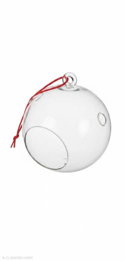 Clear Glass Hanging Terrarium Globe please see description