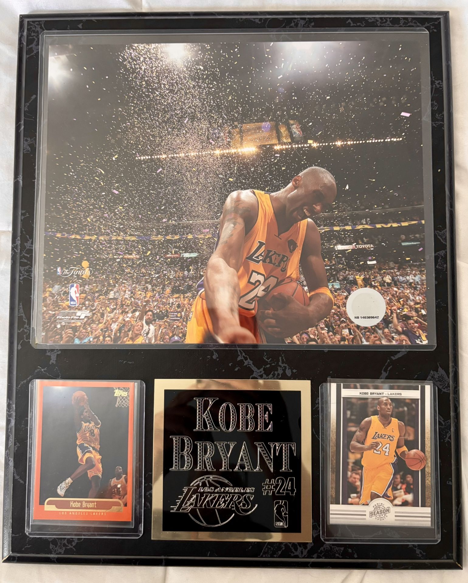 Kobe Bryant Championship Plaque