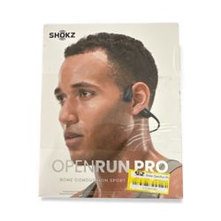 Shokz OpenRun Pro Open-Ear (Behind the Neck) Bluetooth Headphones - Black