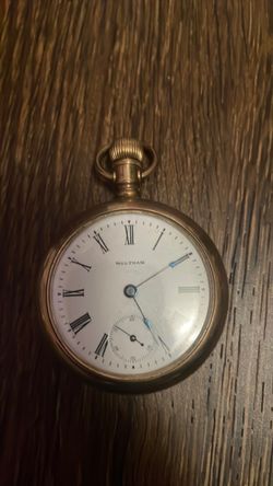 Waltham Antique Gold-Tone Pocket Watch