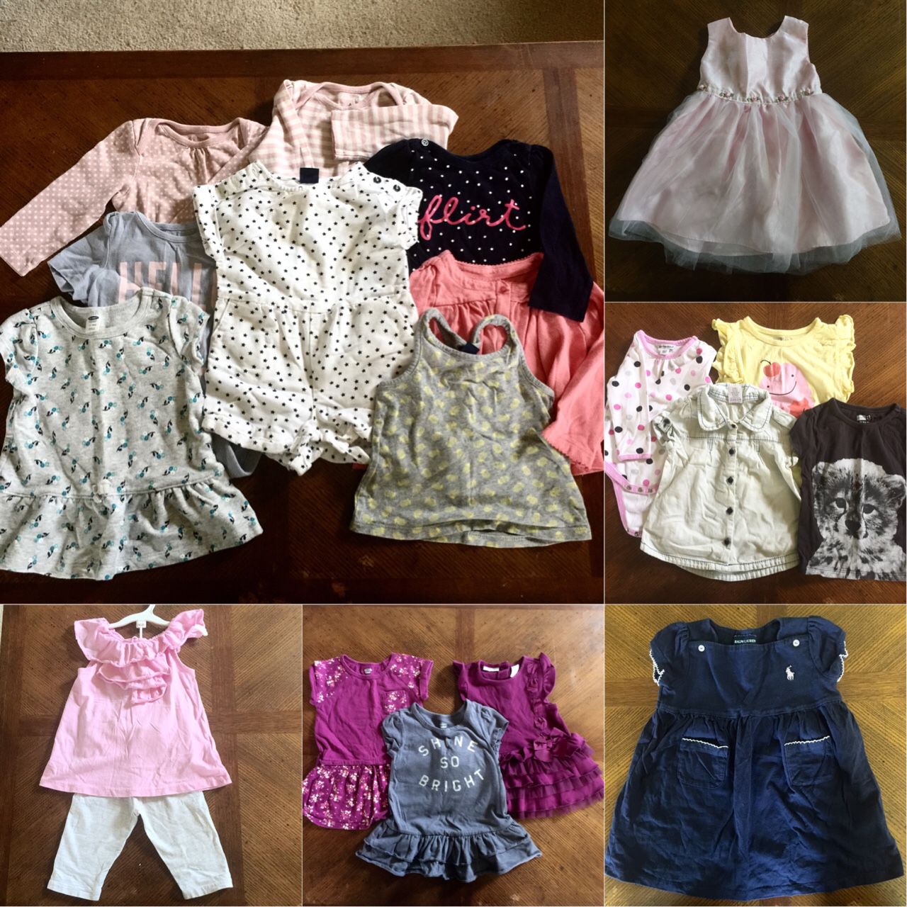 Assorted 12-18months old baby Clothing Gap Ralp Lauren Gymboree Marimekko Crazy8 Old Navy First Impression