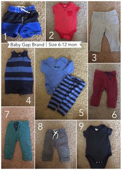 Baby Gap brand size 6- 12 month lot